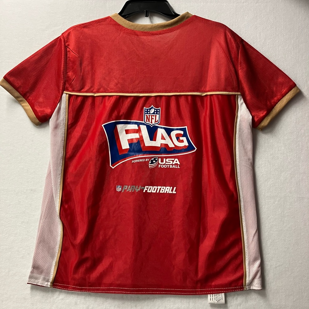 San Francisco 49ers Reversible Flag Football Jersey Adult Size Medium NFL - Picture 2 of 6